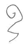 Single spiral line figure